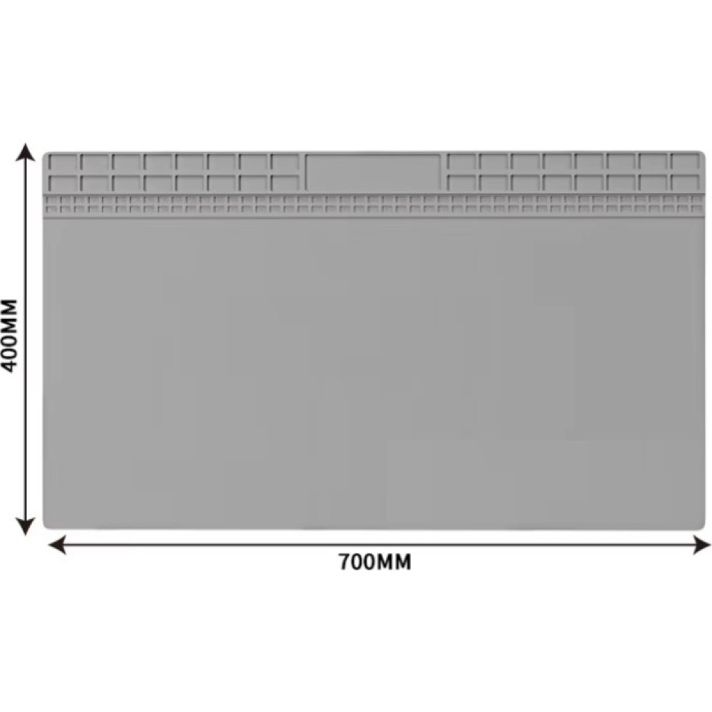 Efiks ISIYA DAYANIKLI ELEKTRONİK TAMİR MATI LEHİM PEDİ 700 MM X 400 MM GRİ Lehim & Havya Fiyatı