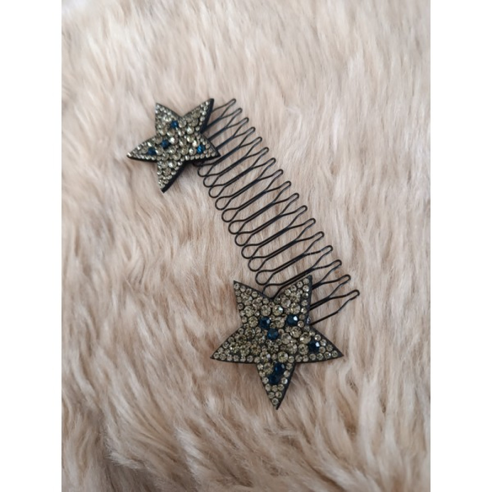 Efna Store Kristal Taşlı Yıldız Model Saça Geçirmeli Gizli Yaylı Saç Tokası Toka, Taç & Saç Bandı Fiyatı