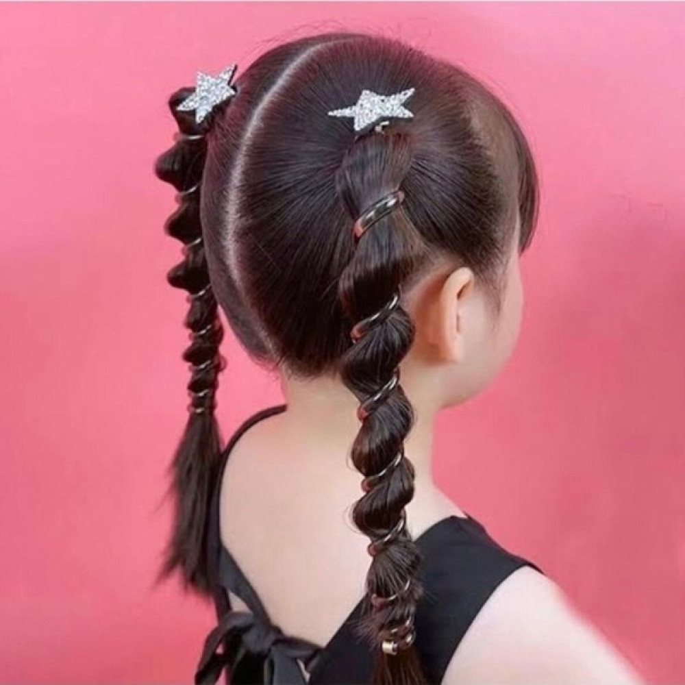 Efna Store Zirkon Taşlı Yıldız Model Burgu Yaylı Siyah Renk Makarna Toka(2 Adet) Toka, Taç & Saç Bandı Fiyatı