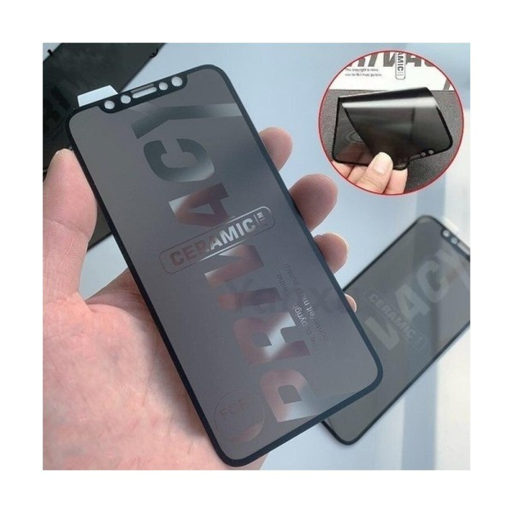 Efnanstore Apple iPhone 12 Promax Uyumlu Tam Kaplayan Mat Seramik Hayalet Ekran Koruyucu - iPhone 12 Pro Max - Şeffaf Cep Telefonu Ekran Koruyucusu Fiyatı