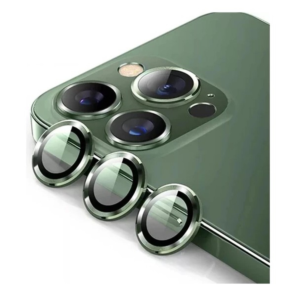 Efnanstore Apple iPhone 13 Pro Max Uyumlu Kamera Lens Koruyucu Yuvarlak Temperli Cam Koruma - Yeşil Cep Telefonu Ekran Koruyucusu Fiyatı