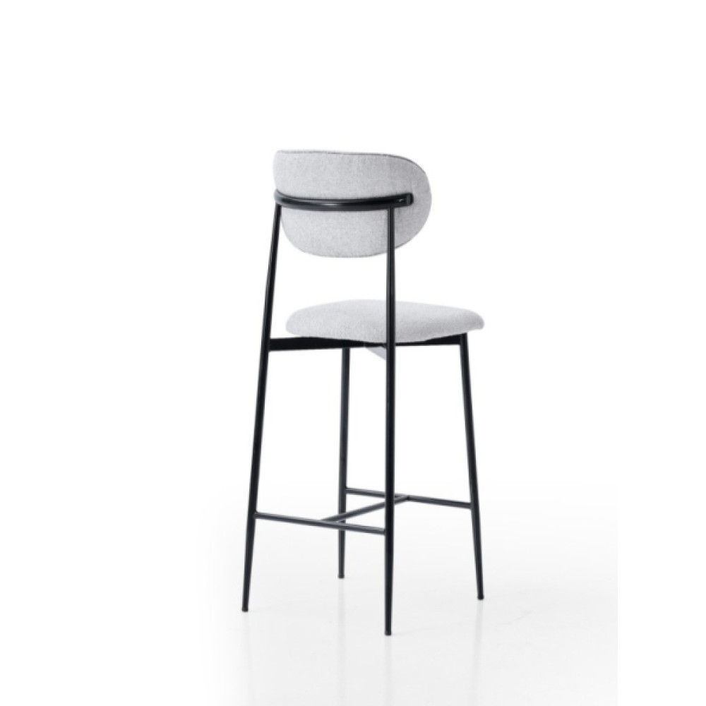 Efon Bar Sandalyesi Siyah-Acik Gri T171/75 Mutfak Dolabı / Mobilyası Fiyatı