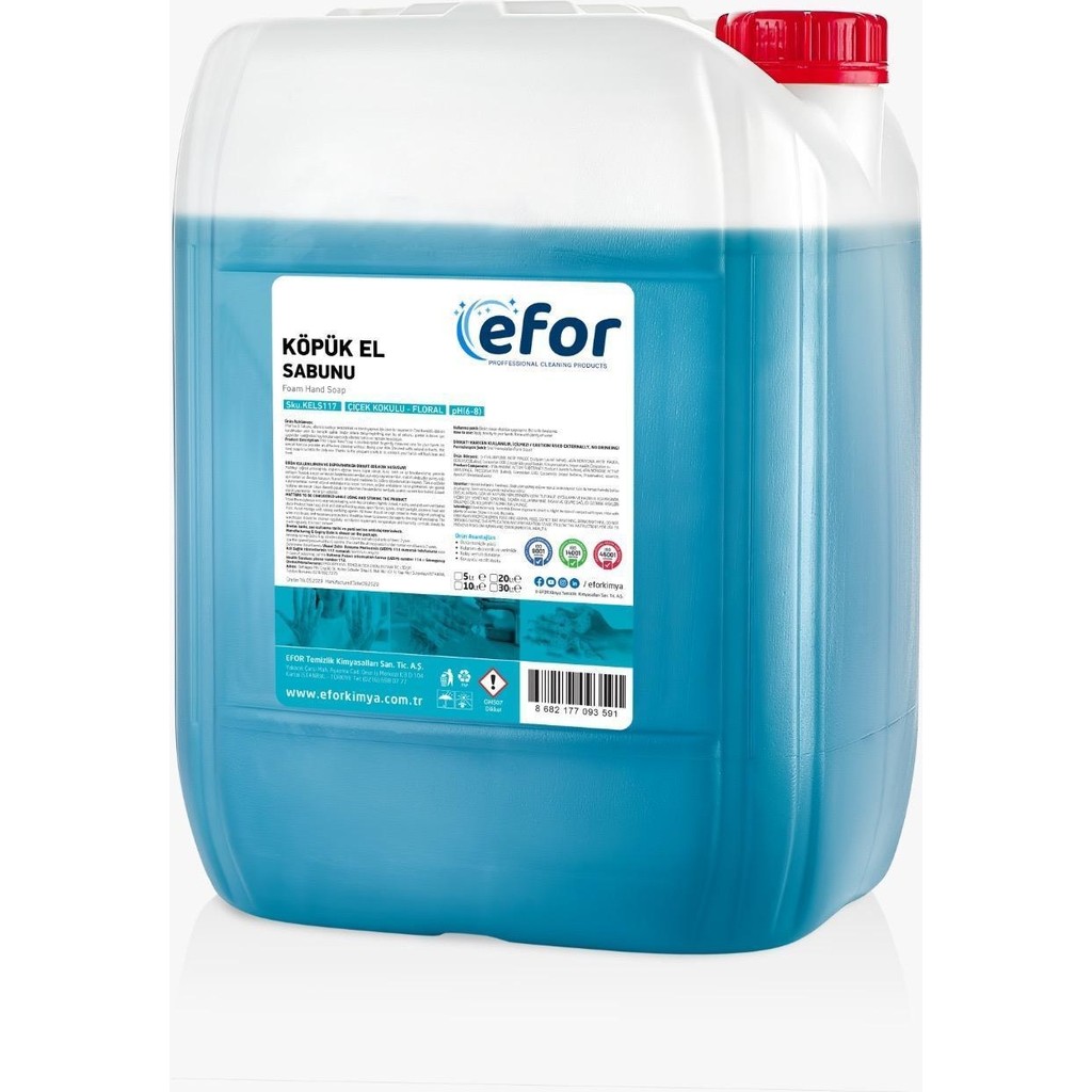 Efor Köpük El Sabunu Şeffaf 5 Kg Diğer Fiyatı