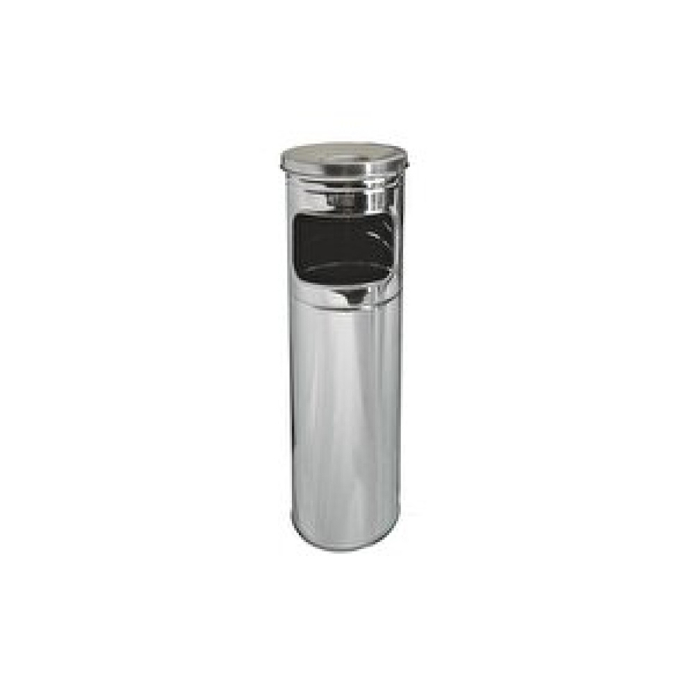 Efor No:4 Paslanmaz Metal 430 Krom Sigara İzmarit Tepsili Kolon Küllük - 60 X 28 Cm. Küllük Fiyatı