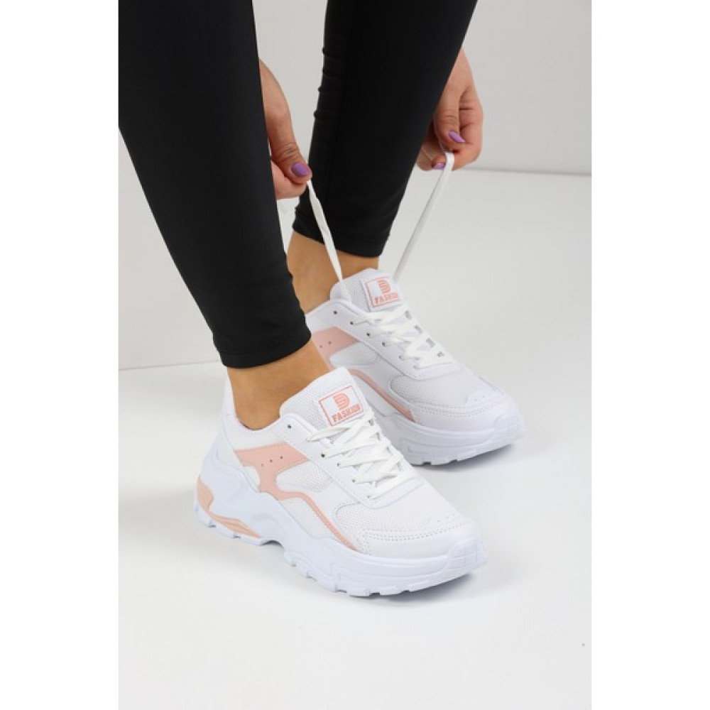 Eformoda Beyaz Pudra Kadın Sneaker 0150 Spor Ayakkabı Fiyatı