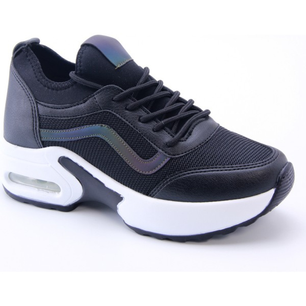Eformoda Siyah Beyaz Kadın Sneaker 7110 Spor Ayakkabı Fiyatı
