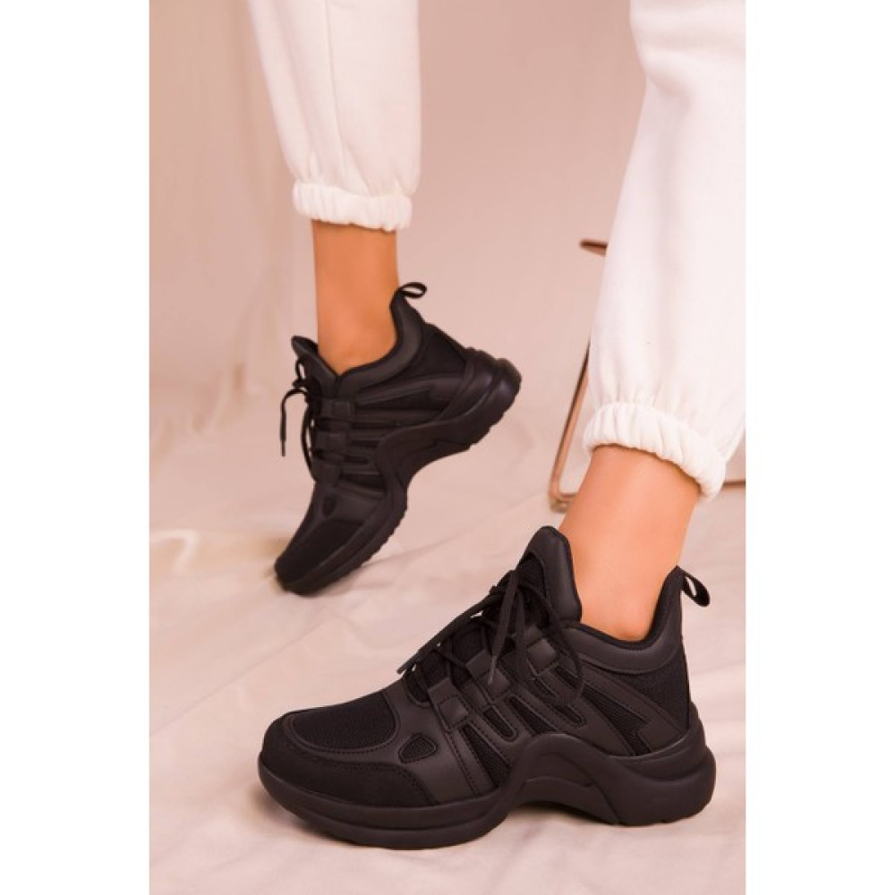 Eformoda Siyah Beyaz Kadın Sneaker LW2133 Spor Ayakkabı Fiyatı