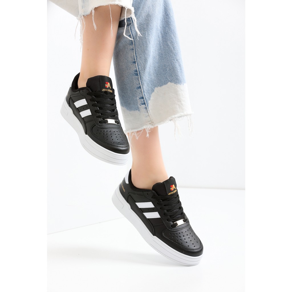 Eformoda Sneaker Siyah - Beyaz Düz Tabanlı 37 Numaralı Rahat Ayakkabı Ayakkabılar ve Çantalar Fiyatı