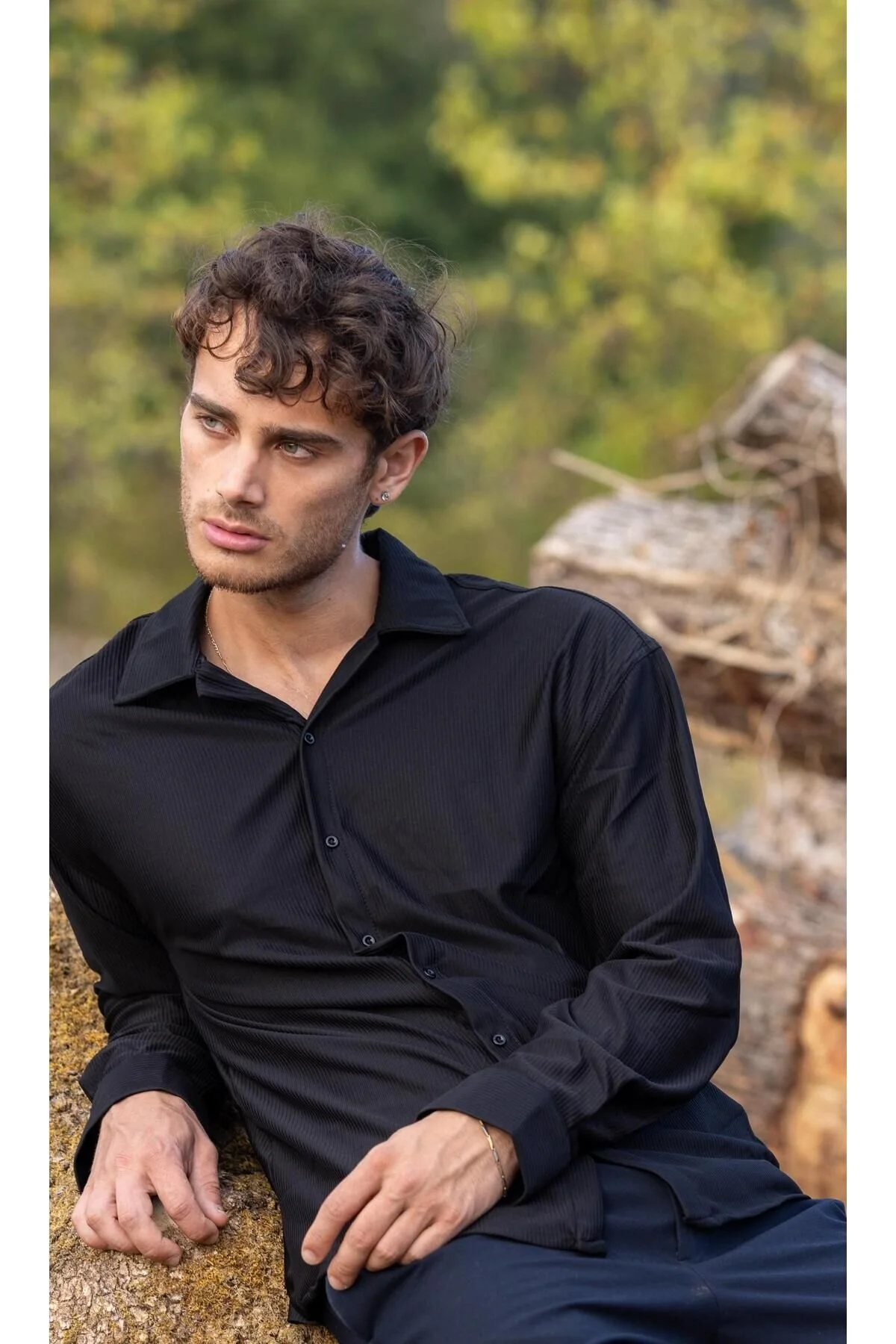 efraim giyim Dokulu Oversize Fitilli Ottoman Gömlek Unisex XL Beden" Kadın Gömlek Fiyatı