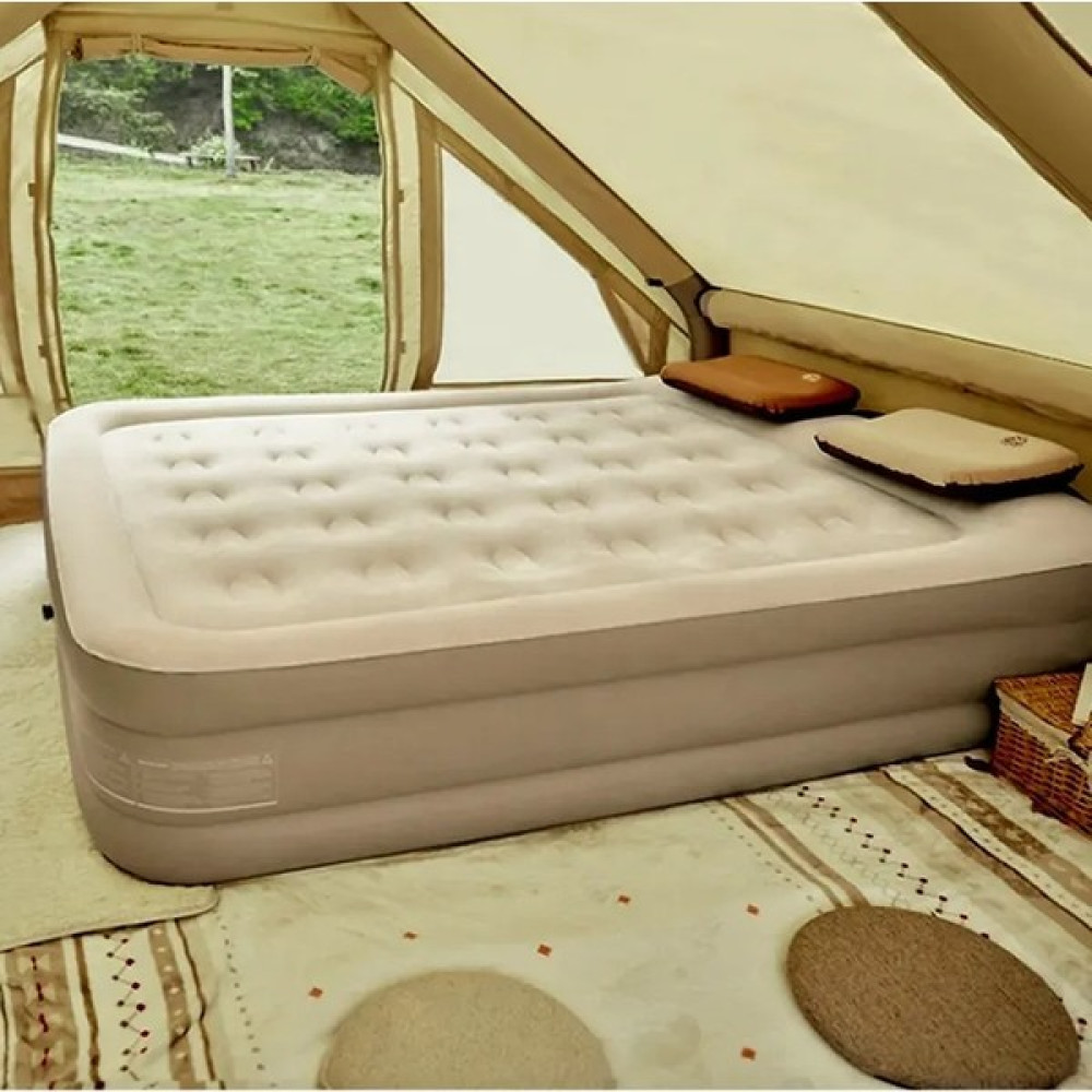 Efsane Kamp - Double Yüksek Otomatik Şişen Dahili Pompalı Çift Kişilik Yatak - 203*152*40CM Şişme Yatak Fiyatı