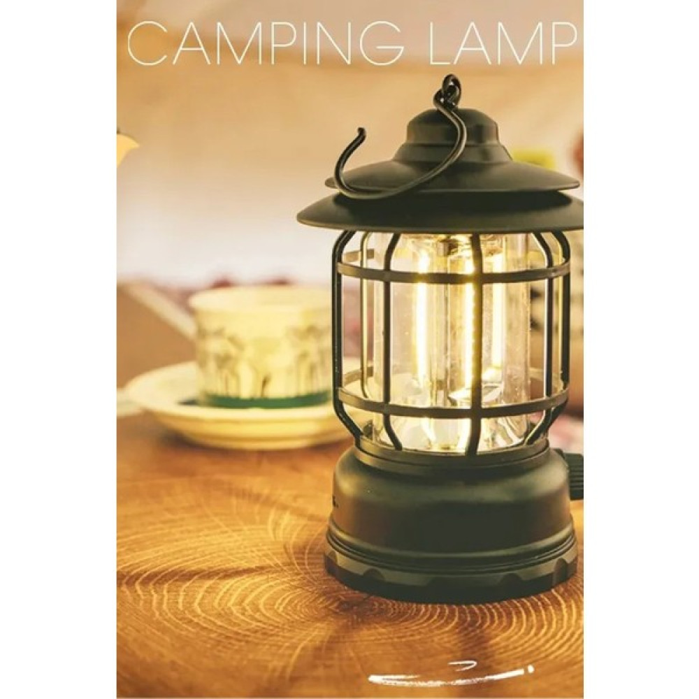 Efsane KAMP - Nostaljik LED Lamba - Kamp Lambası - Pilli Kamp Aksesuarı Fiyatı