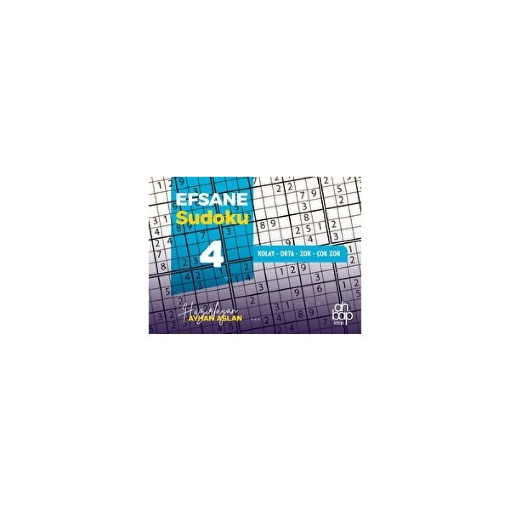 Efsane Sudoku 4 - Ayhan Aslan Puzzle & Aksesuarları Fiyatı