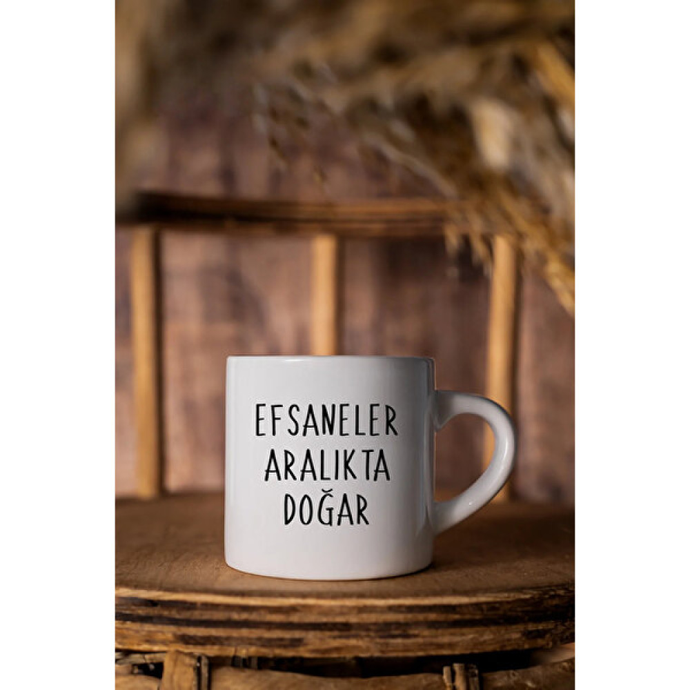 Efsaneler Aralıkta Doğar 180ml Nescafe Kupa Bardak - Aralık Doğum Günü Hediye Porselen Kupa Bardak - Beyaz - 180 ml Fincan / Bardak / Kahve Takımı Fiyatı