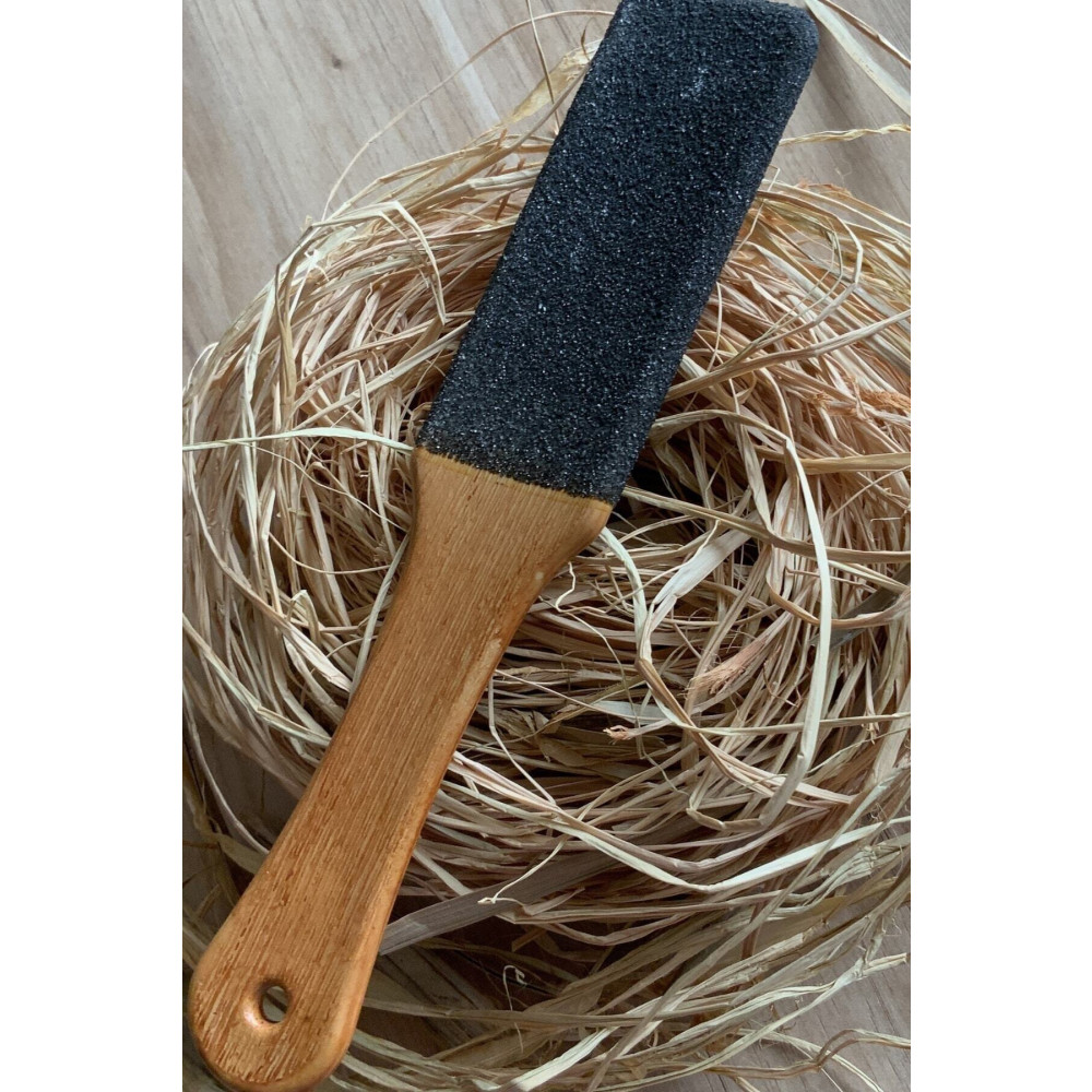 Efsoon Organics Ahşap Saplı Topuk Törpüsü Ponza Taşı Pedikür Ayak Bakımı Fiyatı