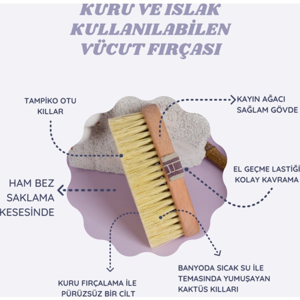 Efsoon Organics Islak ve Kuru Vücut Fırçası   ve Lenfatik Masajı  Peeling Etkisi Masaj Fırçası  Vegan Oto Boyaları Fiyatı