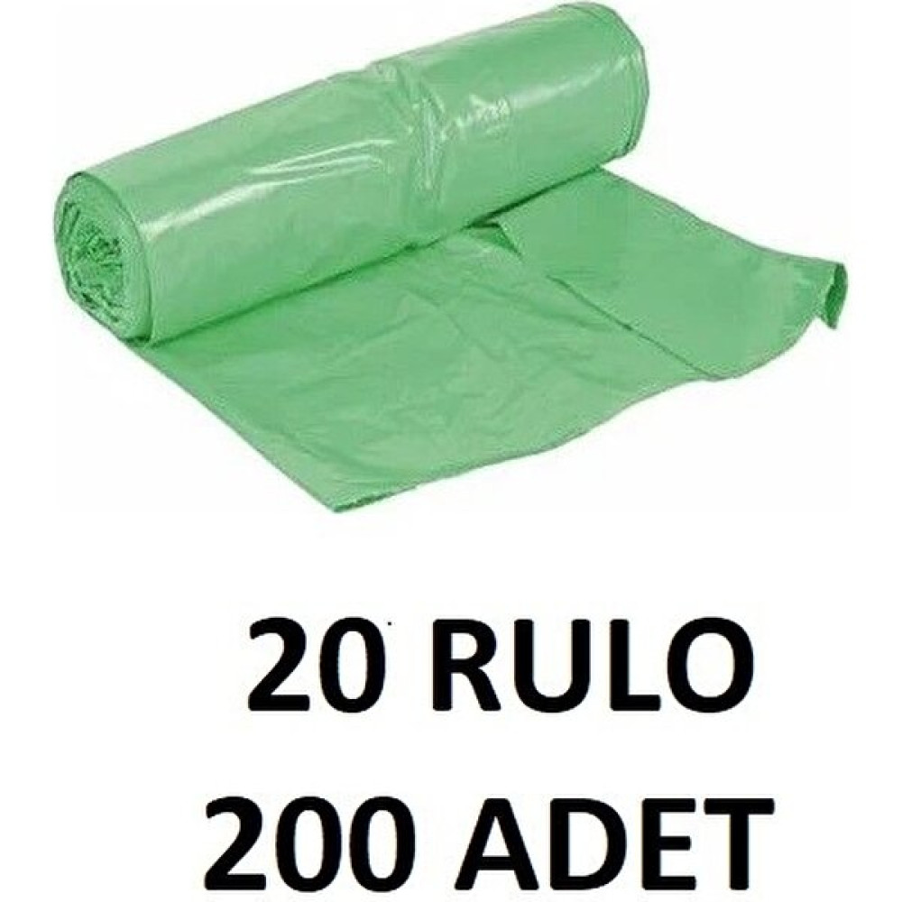 Eftaplast 80X110 Jumbo Rulo Çöp Torbası 300GR 20Lİ Koli (Yeşil) - 80 x 110 cm Çöp Poşetleri Fiyatı
