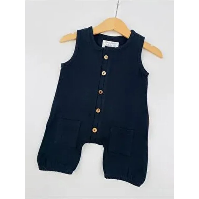Efu Baby Müslin Bebek Tulum Kolsuz Siyah Renk Dokuma Kumaş ile Şık ve Rahat Tasarım Giyim & İç Giyim Fiyatı