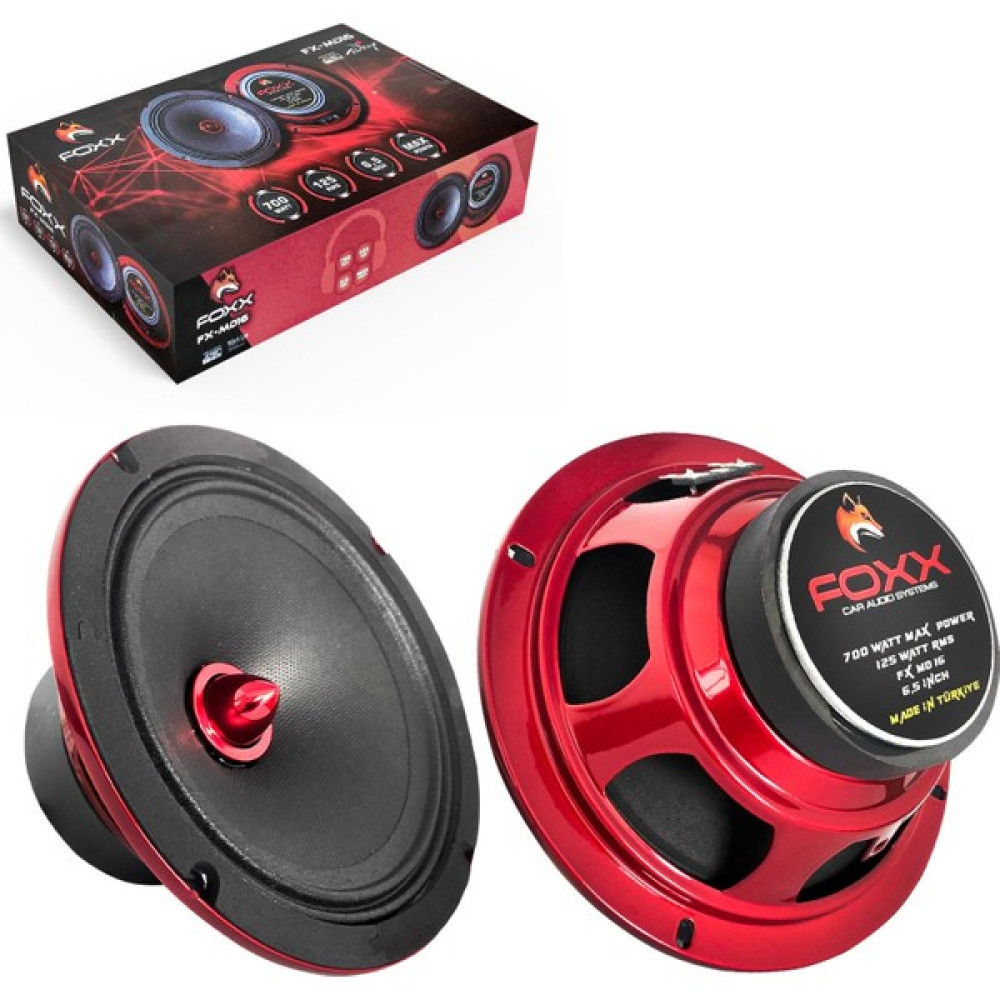 EGB Elektronik Foxx FX-MD16 Oto Midrange 16CM 700 Watt 2 Adet Oto Boyaları Fiyatı