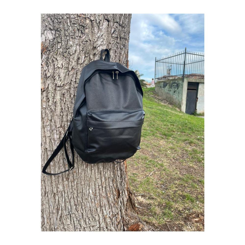 EGBAG Siyah Reklamsız Düz Siyah Unisex Laptop Okul Kurs Kamp Seyehat Gezi Günlük Kullanım Sırt Çantası Standart Beden Unisex Sırt Çantası Fiyatı