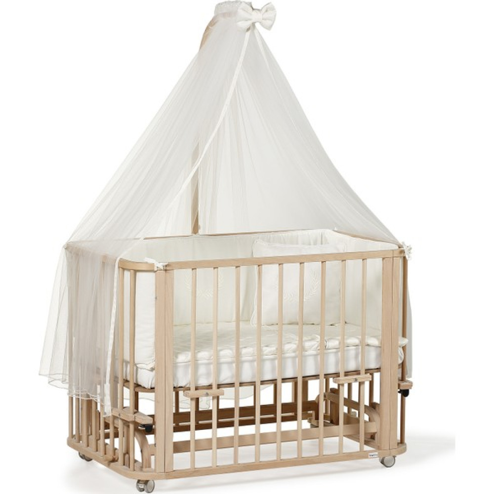 Ege Baby Doğal Ahşap 4 in 1 Beşik Takım (KL) Fonksiyonel-anneyanı, Karyola, Oyunparkı, Montessori 70x110 Beşik Fiyatı