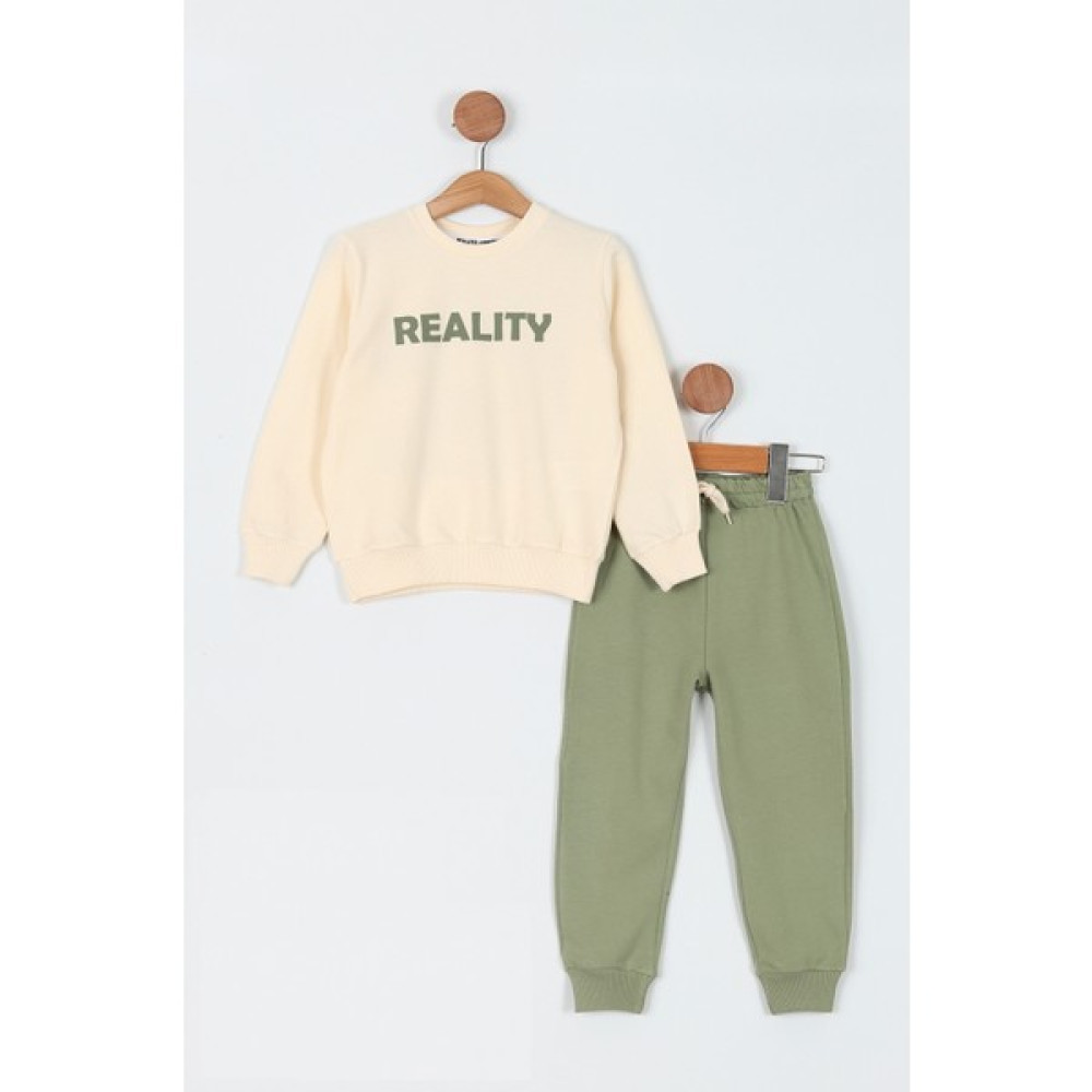 Ege Bebek Erkek Çocuk Mevsimlik 3-6 Yaş Realıty Baskılı Cool 2'li Alt Üst Eşofman Takım Erkek Çocuk Giyim Takımı Fiyatı