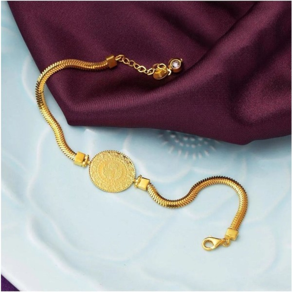 Ege Gold Balıksırtı Zincir Çeyrek Altınlı Bileklik - 14 Ayar - EGE61951420 - 18 cm - Sarı Saat ve Bileklik Aksesuarı Fiyatı