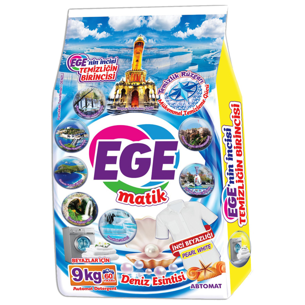 EGE MATİK 9 KG BEYAZLAR Çamaşır Deterjanı Fiyatı