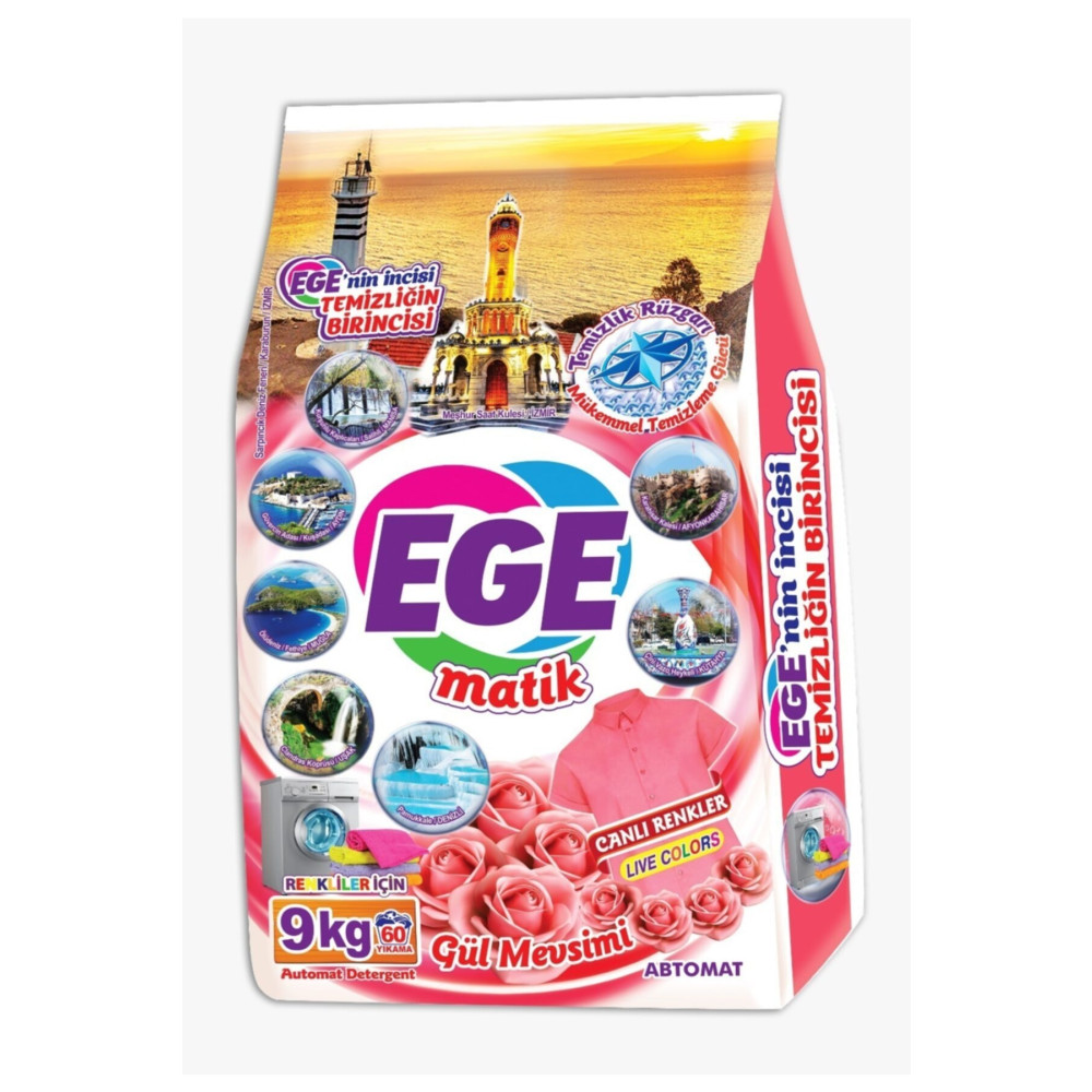 EGE MATİK Gül Mevsimi Canlı Renkler Çamaşır Deterjanı Fiyatı