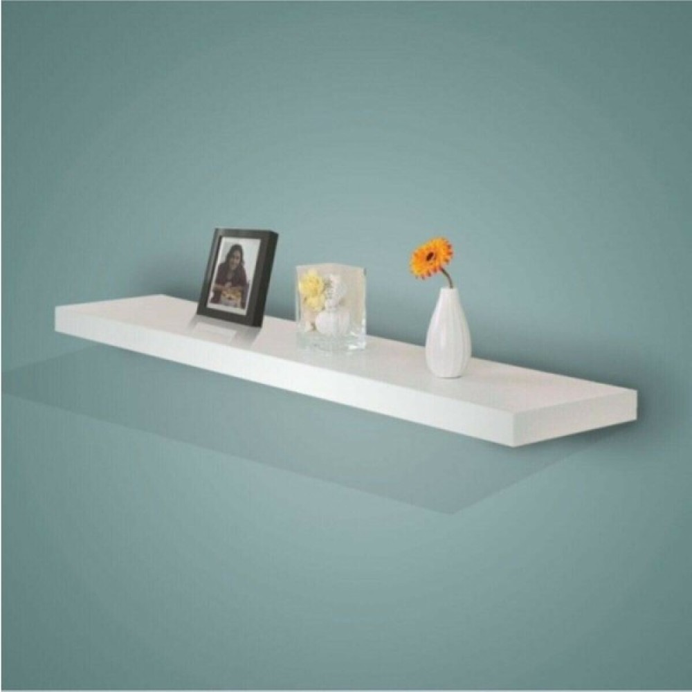 Egecan Mobilya Beyaz Duvar Rafı Uçan Raf Gizli Raf 40 cm Kitaplık - Duvar Rafı & CD / DVD Rafı Fiyatı