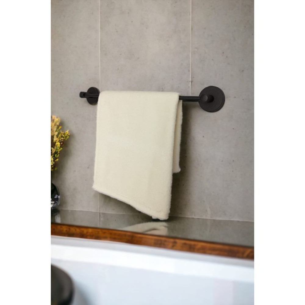Egem Home Havlu Askısı Uzun Havluluk - Mat Siyah Banyo Askılık Fiyatı