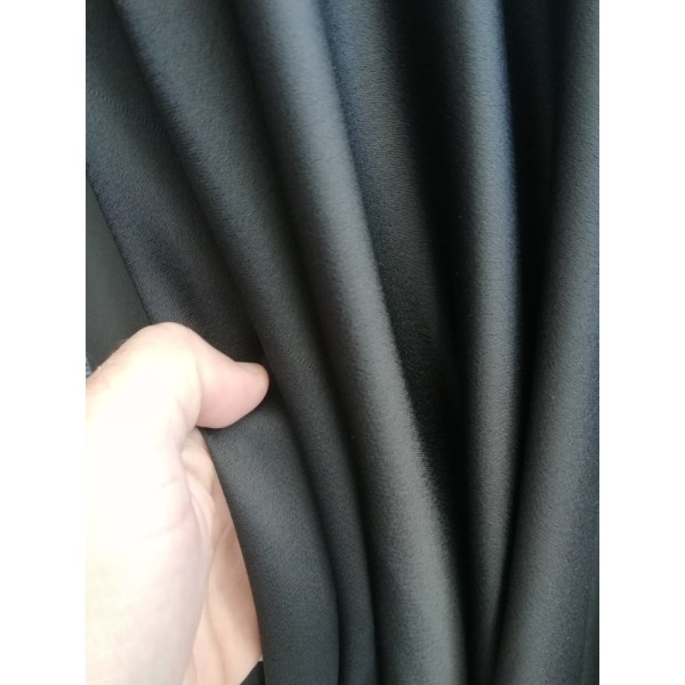 Egemen Ticaret Krep Saten Kumaş - Siyah - 100 cm - 150 cm Kumaşlar Fiyatı