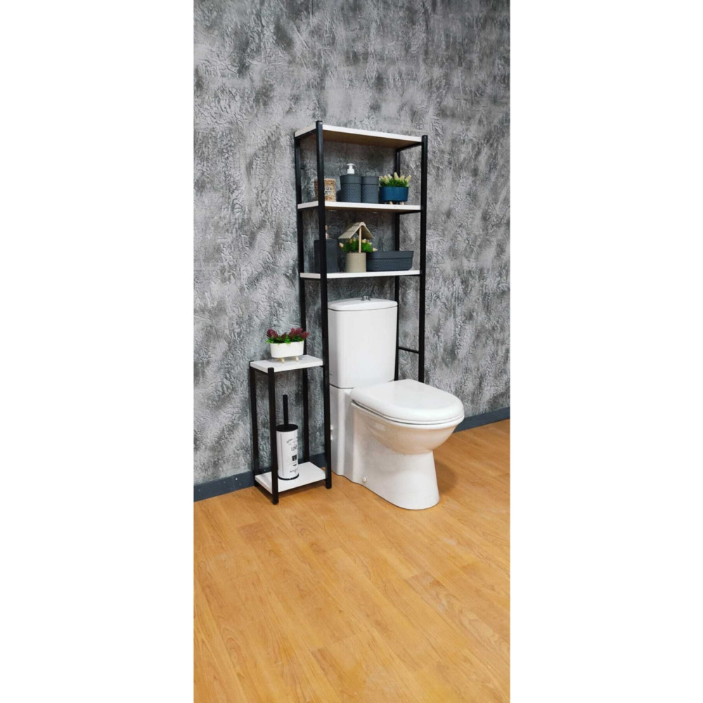 EGEMEV Klozet Üstü Düzenleyici Raf 3 Raflı Banyo Düzenleyici Havluluk Banyo Organizer Wc Arkası Banyo Dolabı / Mobilyası Fiyatı