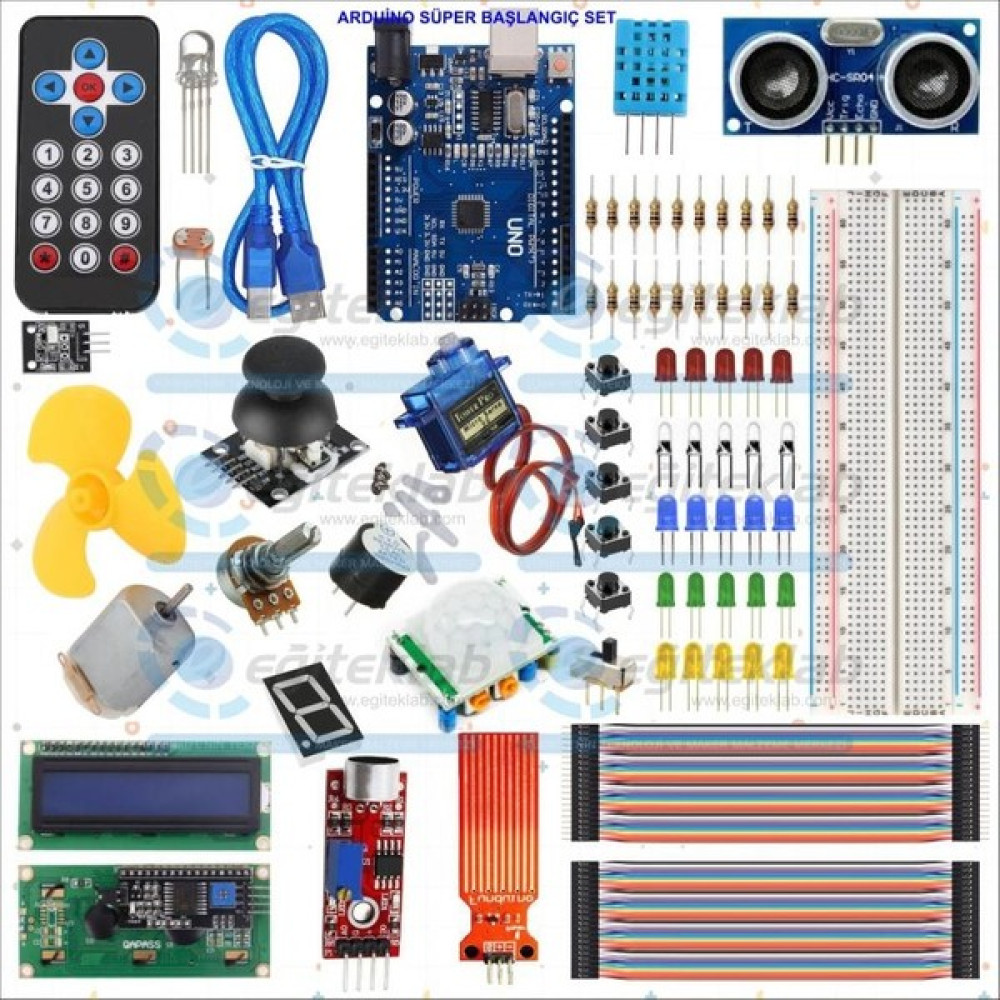 Eğiteklab Yeni Robotik Kodlama Arduino Süper Başlangıç Eğitim Seti Oyun & Hobi Fiyatı