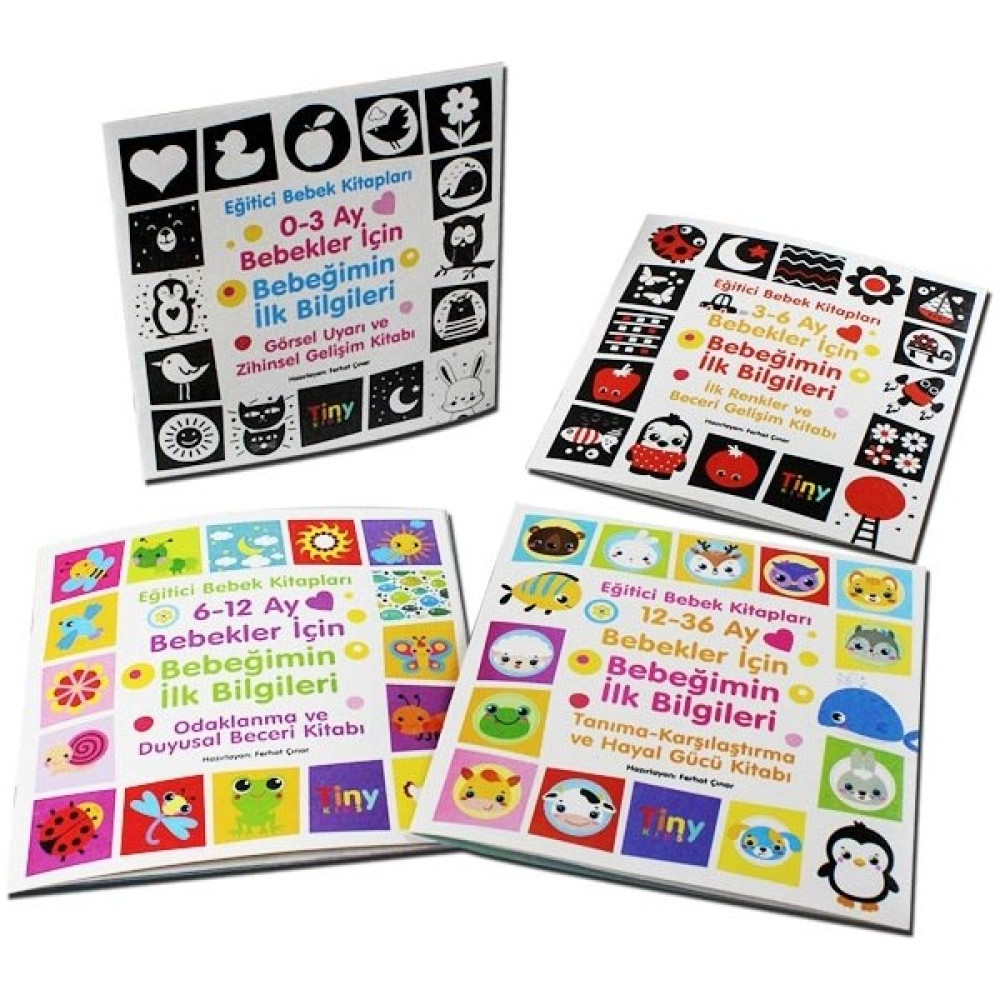 Eğitici Bebek Kitapları Seti - 4 Kitap Okul Öncesi Eğitici & Öğretici Kitaplar Fiyatı