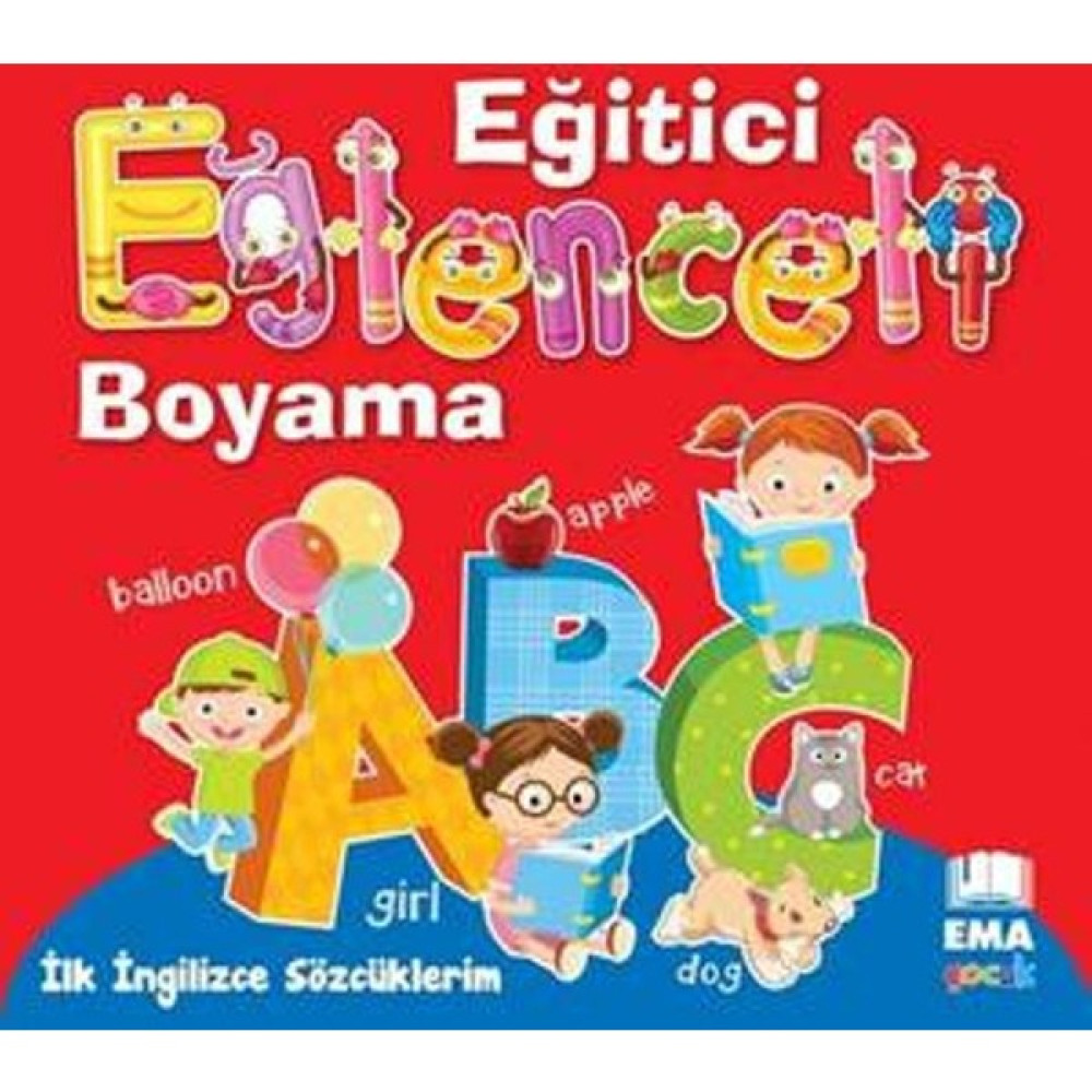 Eğitici Eğlenceli Boyama :İlk İngilizce Sözcüklerim Okul Öncesi Eğitici & Öğretici Kitaplar Fiyatı