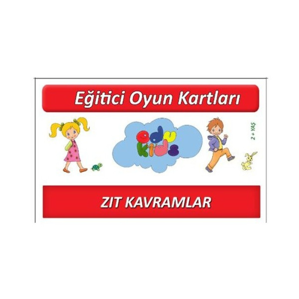 Eğitici Oyun Kartları - Zıt Kavramlar 2+ Yaş Okul Öncesi Eğitici & Öğretici Kitaplar Fiyatı