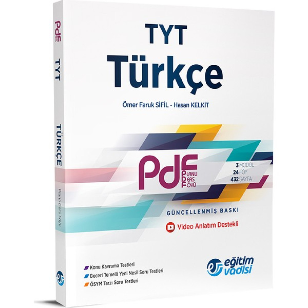 Eğitim Vadisi TYT PDF Türkçe Video Anlatım Destekli Türkçe Fiyatı