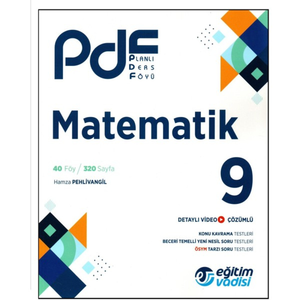 Eğitim Vadisi Yayınları 9. Sınıf Matematik PDF (Planlı Ders Föyü) Matematik Fiyatı