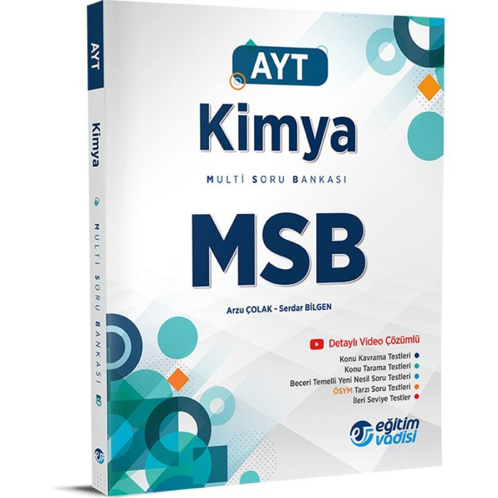 Eğitim Vadisi Yayınları AYT 2023 Kimya Msb Multi Soru Bankası Temel Yeterlilik Testi (TYT) Fiyatı