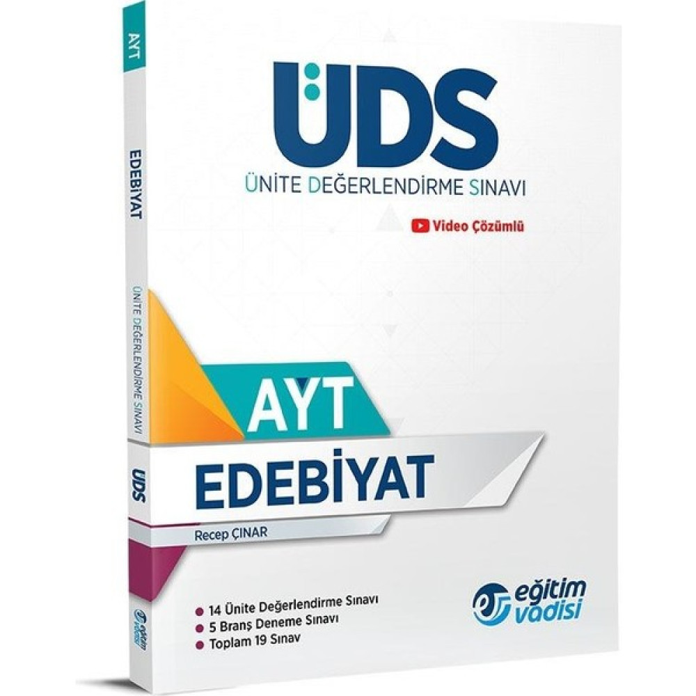 Eğitim Vadisi Yayınları AYT Edebiyat Uds Ünite Değerlendire Sınavı Yeni 2022 Temel Yeterlilik Testi (TYT) Fiyatı