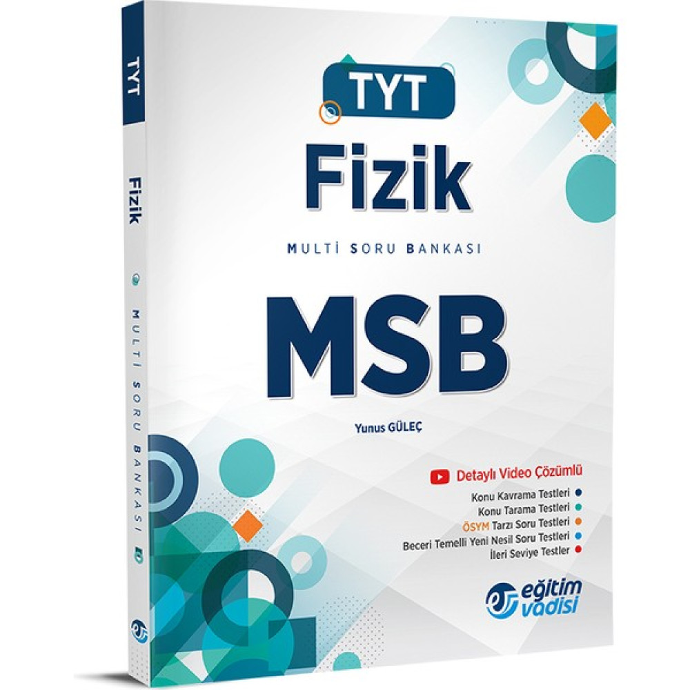 Eğitim Vadisi Yayınları Eğitim Vadisi Tyt Fizik Msb (Multi Soru Bankası) Ders Sınav Kitapları Fiyatı