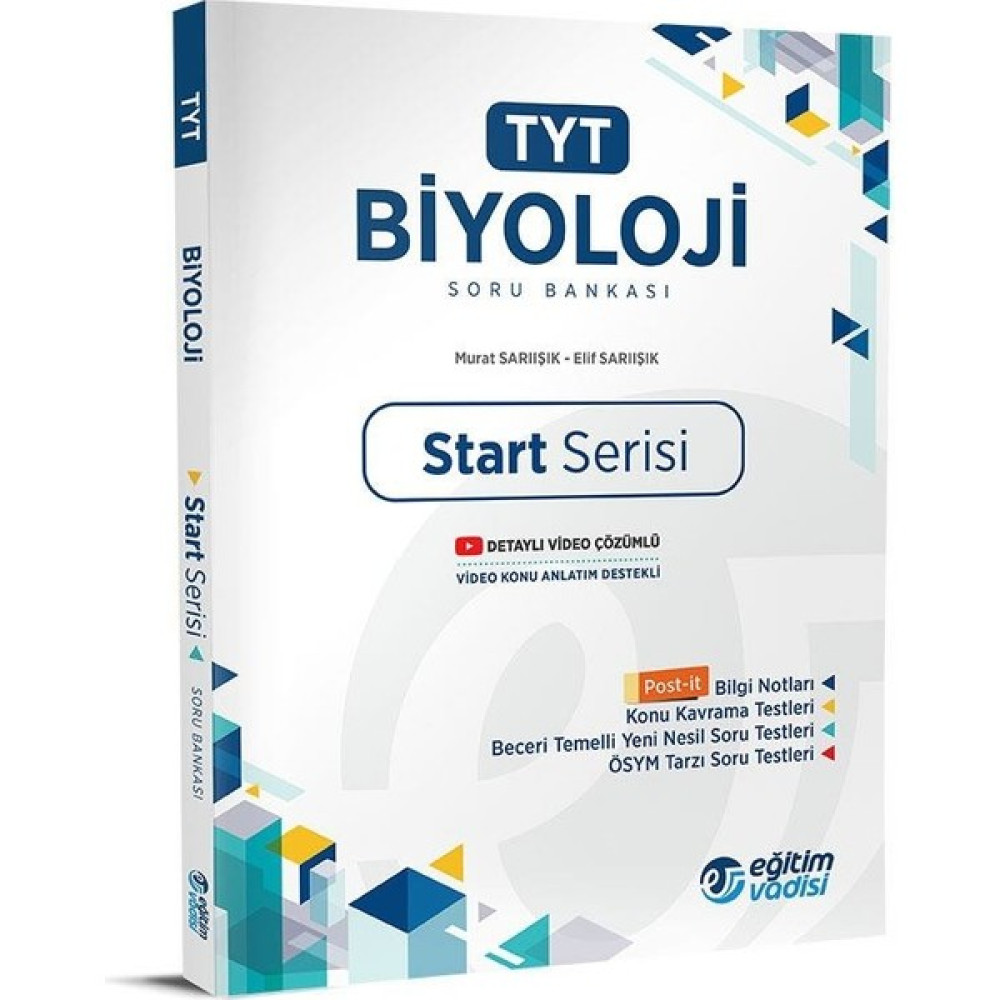 Eğitim Vadisi Yayınları TYT Biyoloji Start Serisi Soru Bankası Yeni 2022 Temel Yeterlilik Testi (TYT) Fiyatı