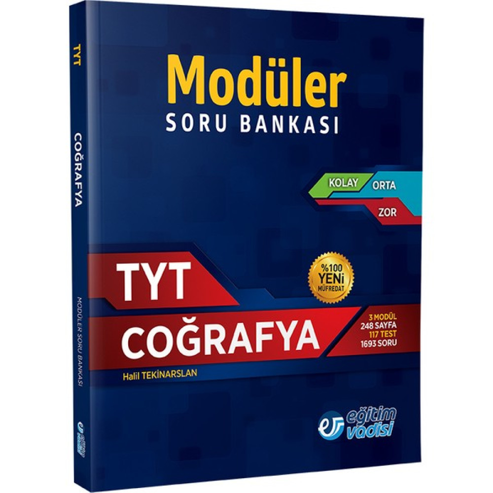 Eğitim Vadisi Yayınları TYT Coğrafya Modüler Soru Bankası Coğrafya Fiyatı