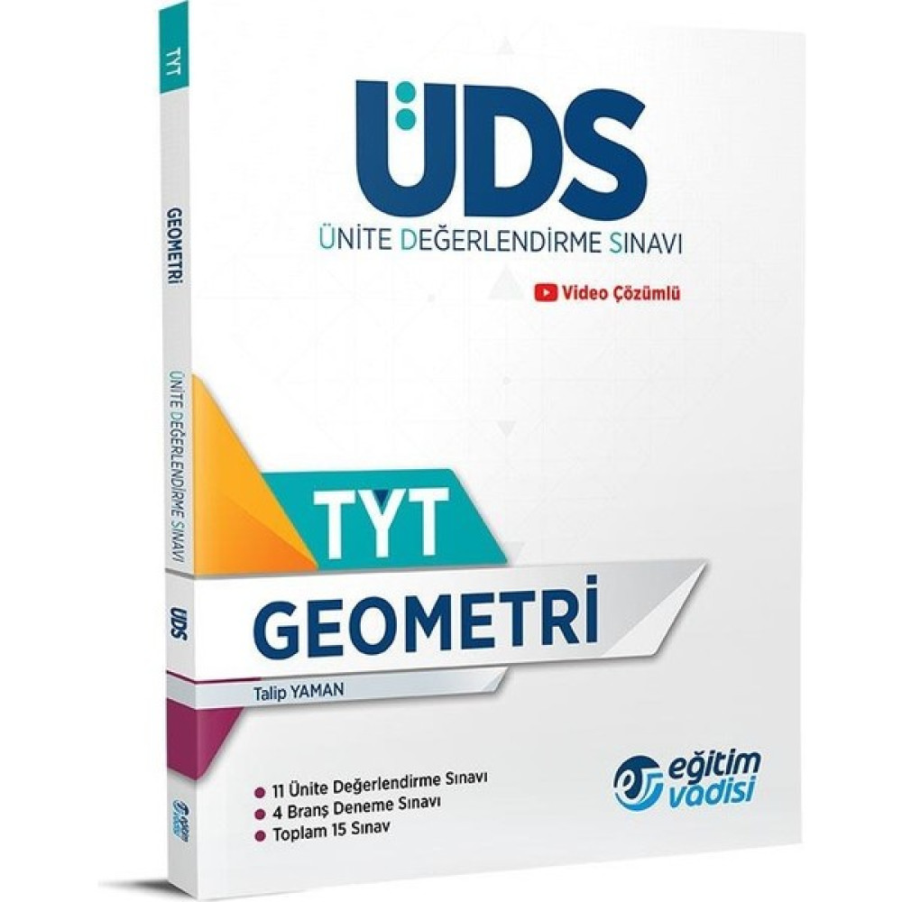 Eğitim Vadisi Yayınları TYT Geometri Uds Ünite Değerlendire Sınavı Yeni 2022 Temel Yeterlilik Testi (TYT) Fiyatı
