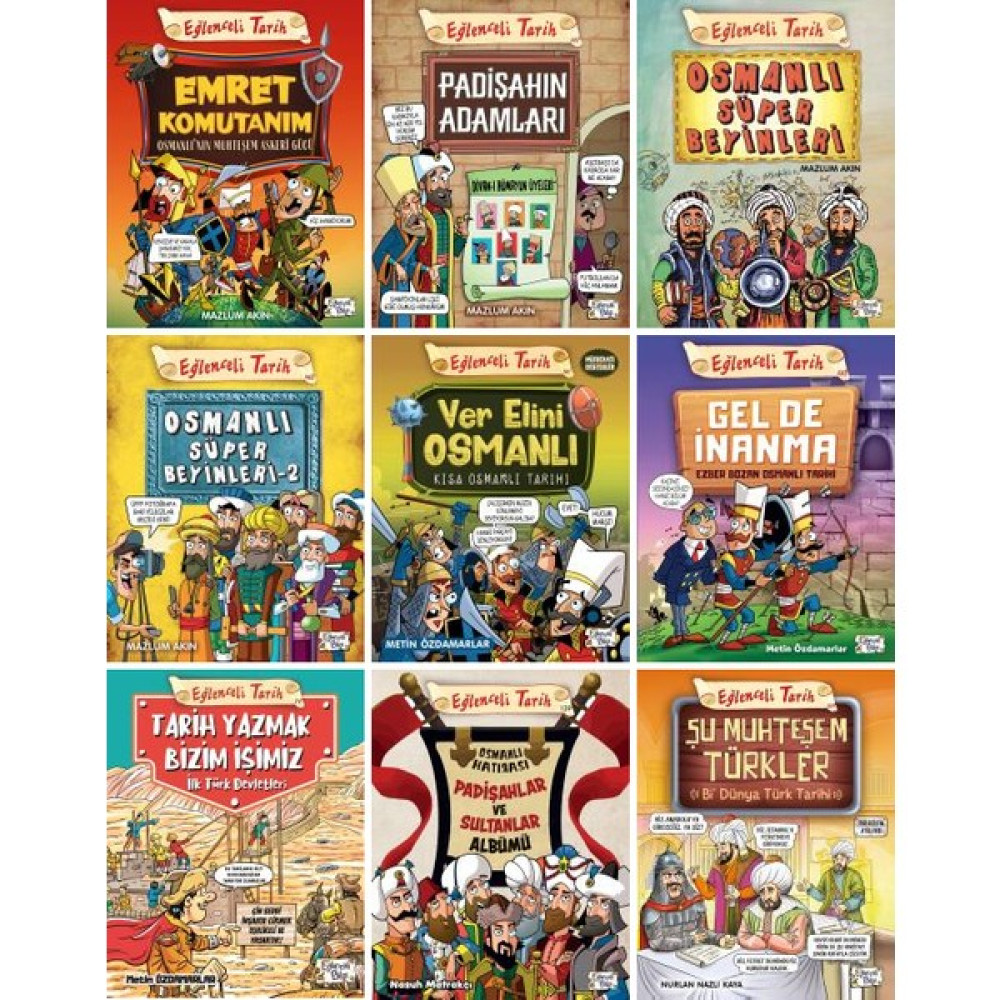 Eğlenceli Bilgi Tarih 9 Kitap Çocuklar İçin Osmanlı Tarihi Seti Çocuk Öykü Fiyatı