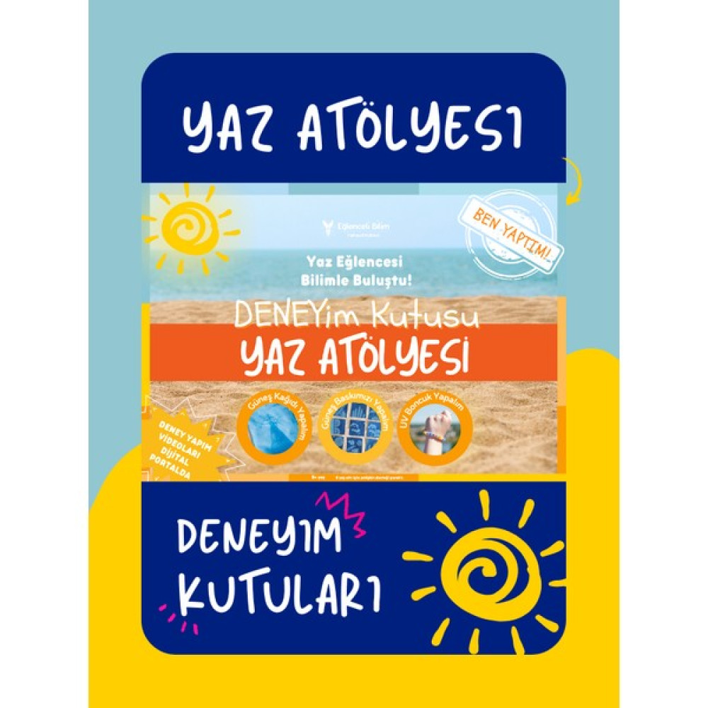 Eğlenceli Bilim Deneyim Kutusu – Güneş Atölyesi Deney Seti / Deney Yapılış Videosu Hediyeli Eğitici Oyuncak Fiyatı