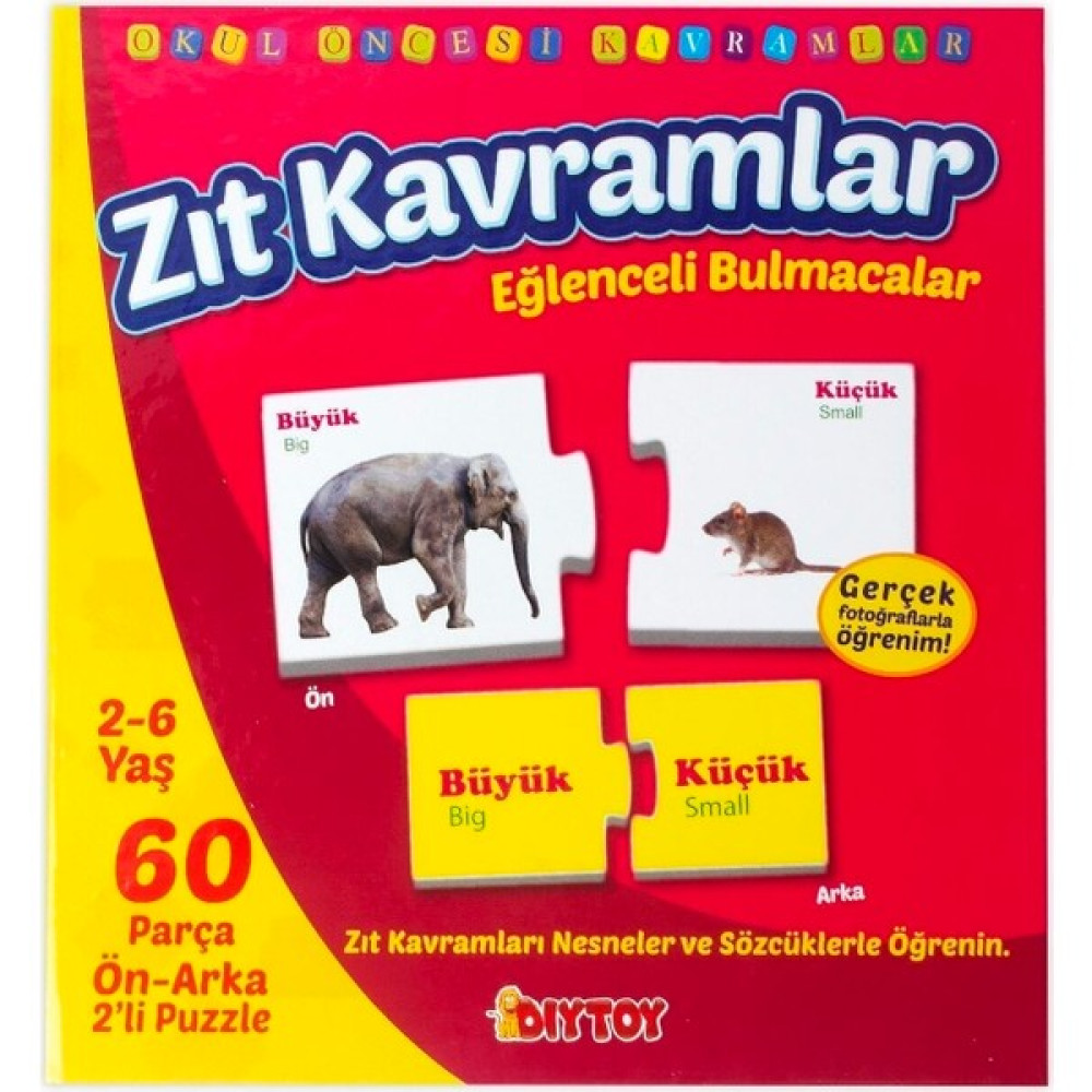 Eğlenceli Bulmacalar Zıt Kavramlar Puzzle Yapboz Eğitici Oyuncak Fiyatı