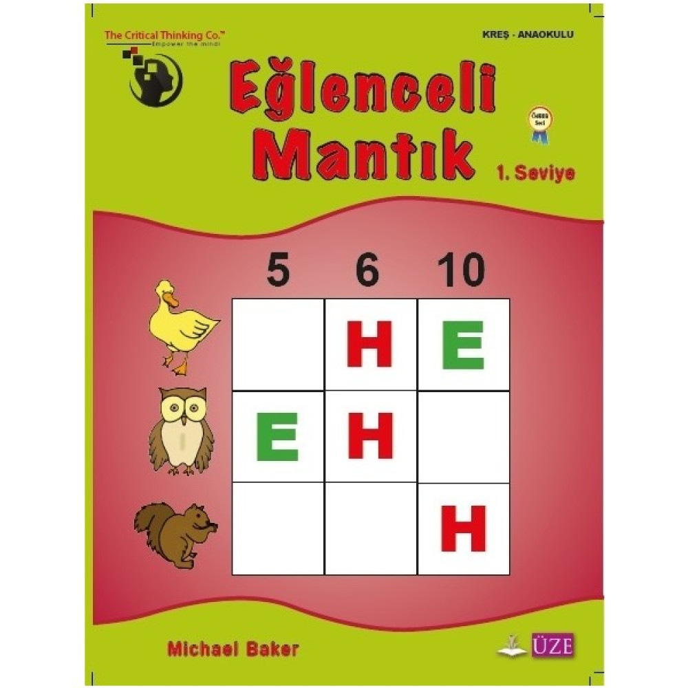 Eğlenceli Mantık 1. Seviye - Michael Baker Okul Öncesi Eğitici & Öğretici Kitaplar Fiyatı