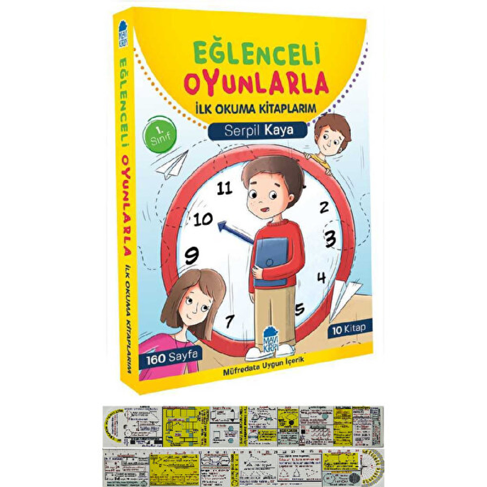 Eğlenceli Oyunlarla İlk Okuma Kitaplarım 1. Sınıf 10 Kitap Set – Matematik Öğreten Ayraç - Serpil Kaya Çocuk Öykü Fiyatı