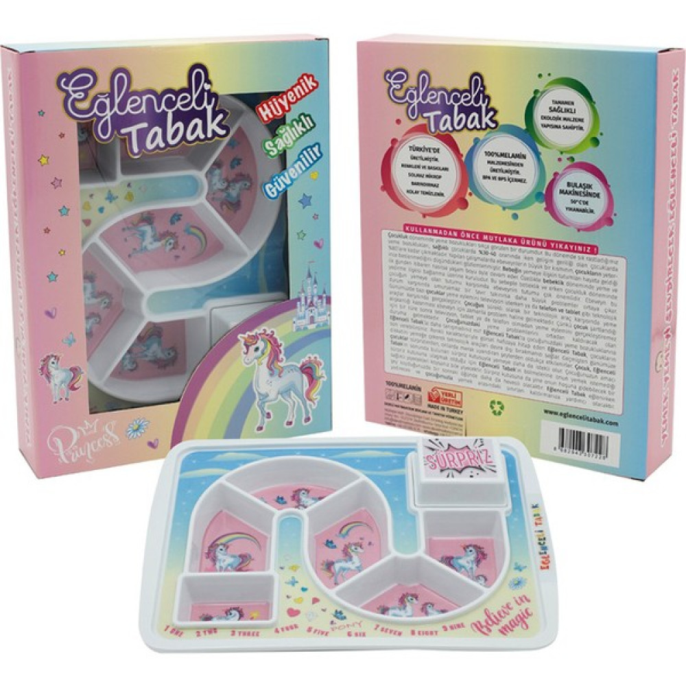 Eğlenceli Tabak Çocuk Mama Tabağı - Sağlıklı Öğünleri Eğlenceli Hale Getiren Tabak Mama Seti Fiyatı